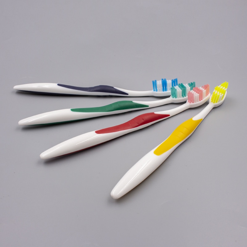 V-shape rubber Adult Toothbrush - Buy Adult Toothbrush, good quality ...