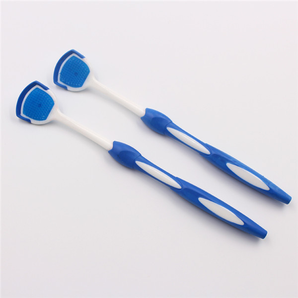 Tongue Scraper with Tender Rubber Bristles - Buy Tongue Scraper with ...